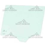 LEFT REAR DOOR GLASS GREEN (1 HOLE) SEKURIT